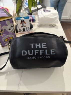 Marc Jacobs Black 'The Duffle' Leather Belt Bag